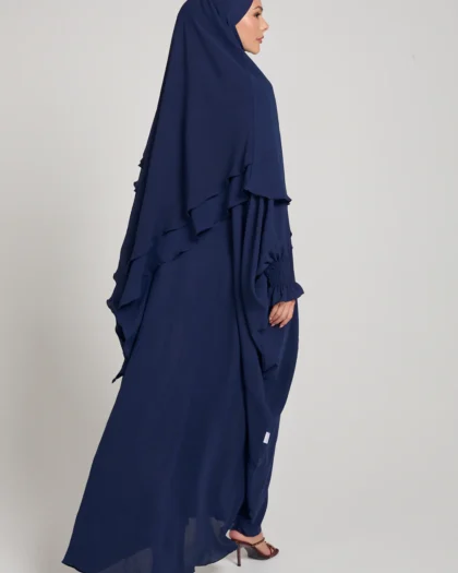 Abaya with Khimar Set - Navy